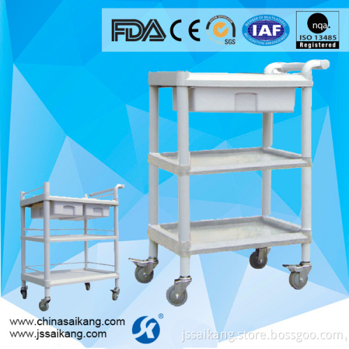 Stainless Steel Medicine-Change Trolley